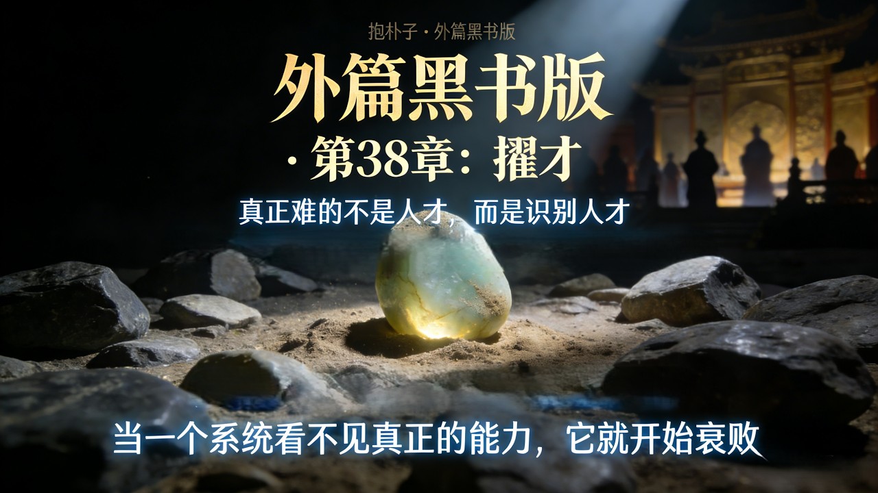 别再找天才了！黑书版《擢才》：系统平庸的根源，是识别人才的&ldquo;带宽&rdquo;不足。