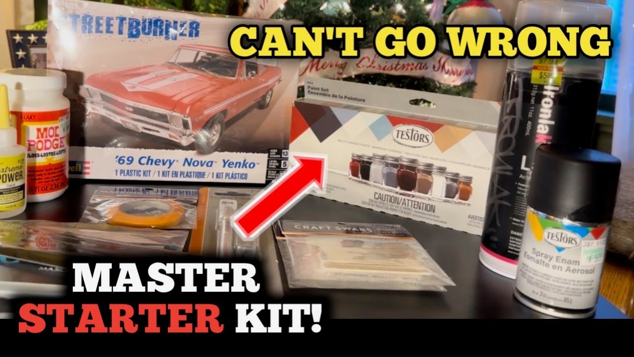 PERFECT Starter Kit for BUILDING Model CARS!!!