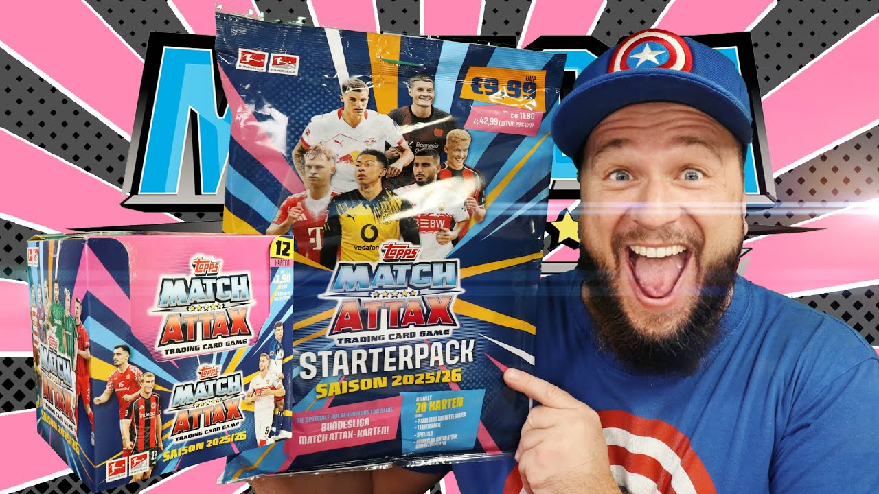 MATCH ATTAX 25/26 MEGA STARTERPACK UNBOXING 🔥 BENMASTERFUL