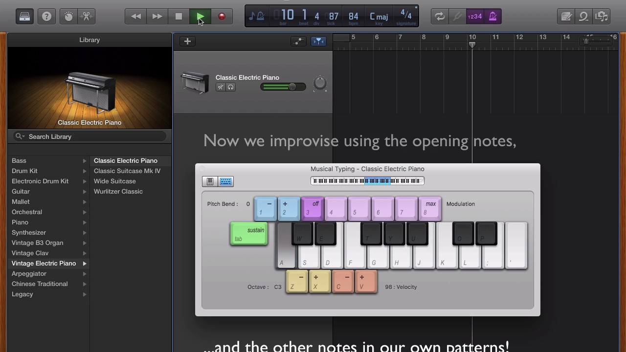 GarageBand in the Music Classroom 4 - Improvisation 1