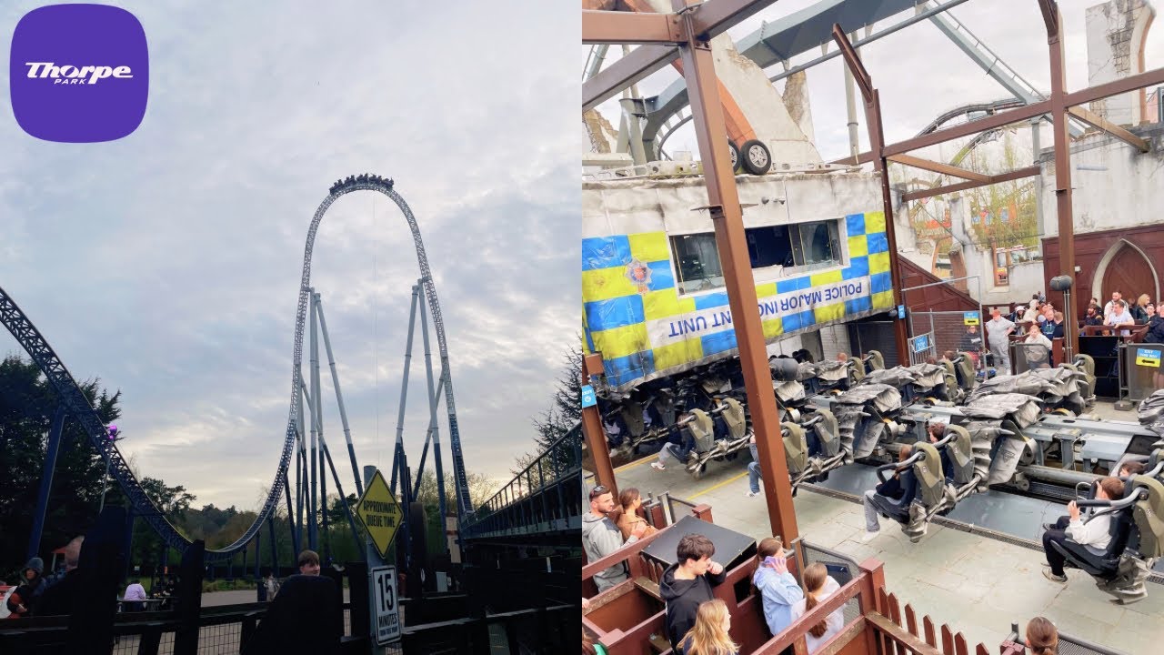 Thorpe Park vlog March 2025