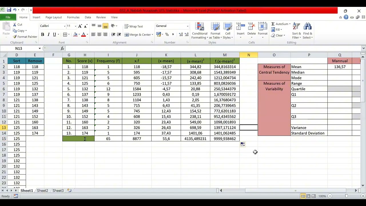#MIDDLE TEST - Statistics In ELR | Tutorial Video Project