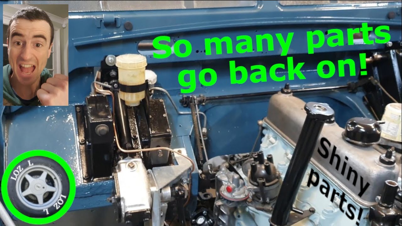 Satisfying Final Assembly - lots of parts go back on the bulkhead - 30 Land Rover Series 3 Project