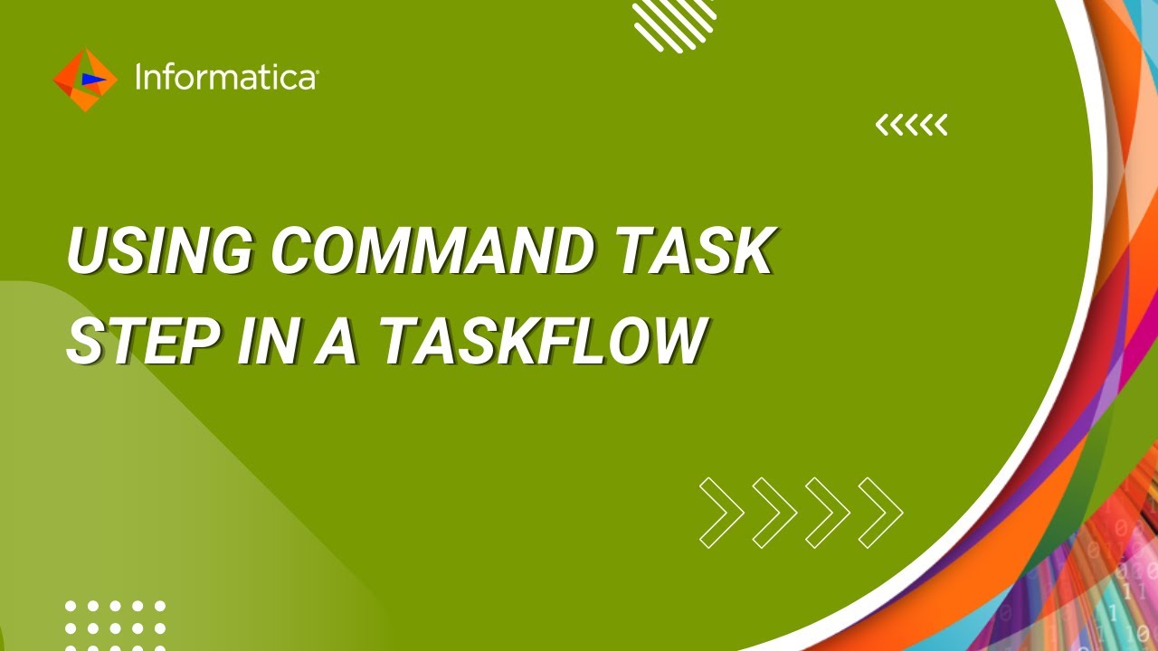 How to use Command Task Step in a Taskflow