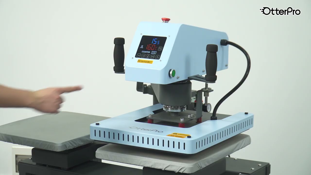 OtterPro Air Press Dual Station Swing Away Heat Presses