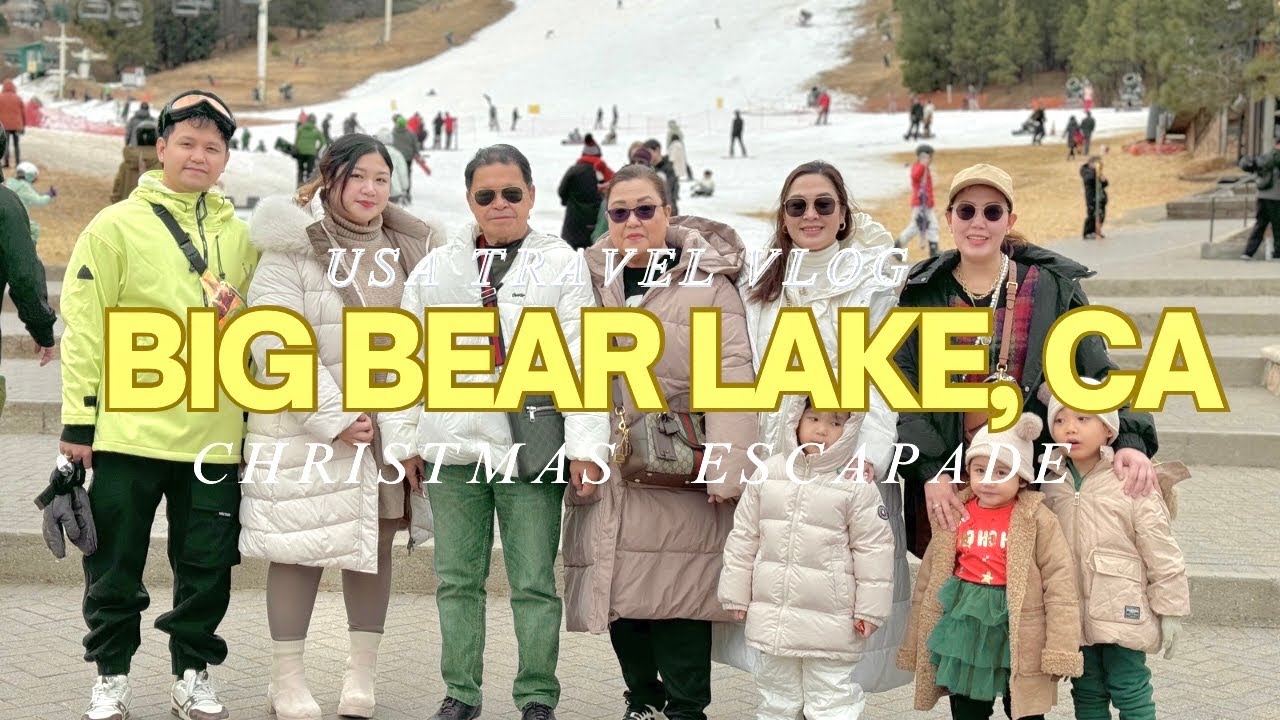 US Travel Vlog Part 2 | Our Christmas in Big Bear Lake, California | #travel #travelvlog