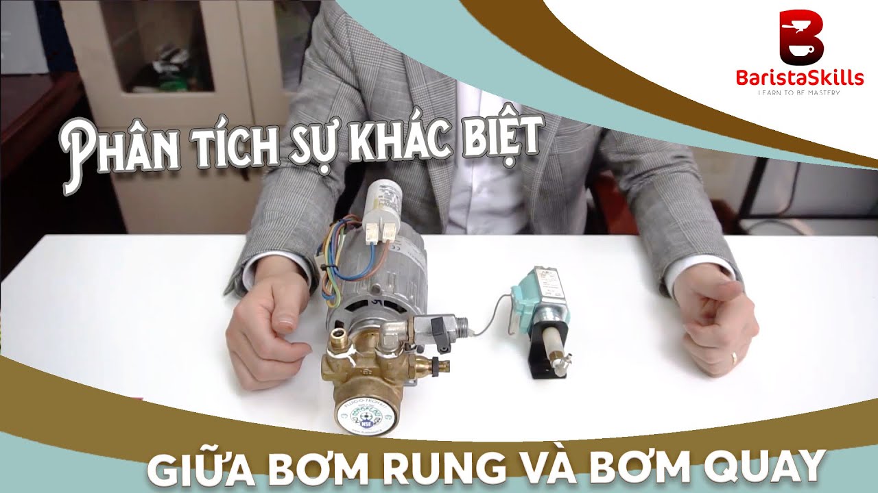 [BARISTA SKILLS] SO SÁNH VIỆC CHỌN BƠM RUNG VÀ BƠM QUAY CỦA CÁC LOẠI MÁY PHA COFFEE