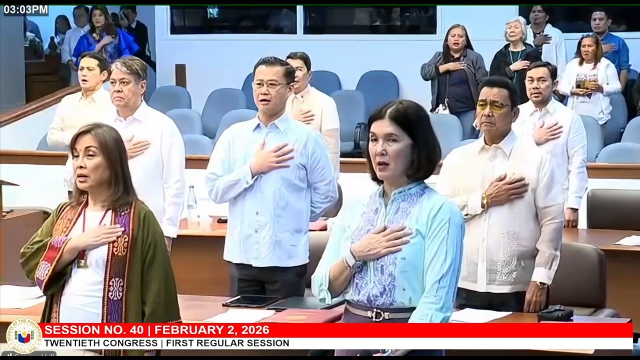 LIVE: Senate Plenary Session No. 40 (February 2, 2026)