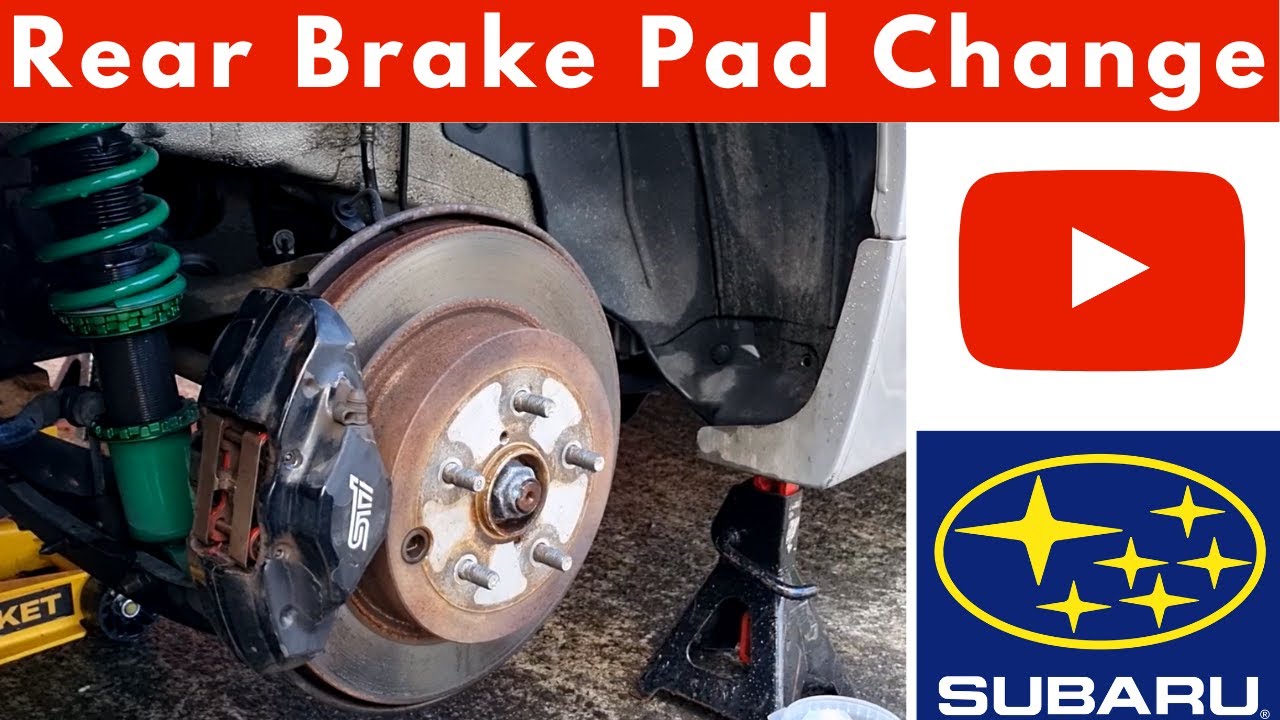 Rear Brembo Brake Pad Change WRX STI