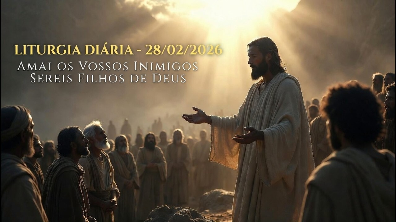 LITURGIA DIÁRIA DIA 28/02/2026 ✝️ AMAR OS INIMIGOS É O CAMINHO DA PERFEIÇÃO EM DEUS