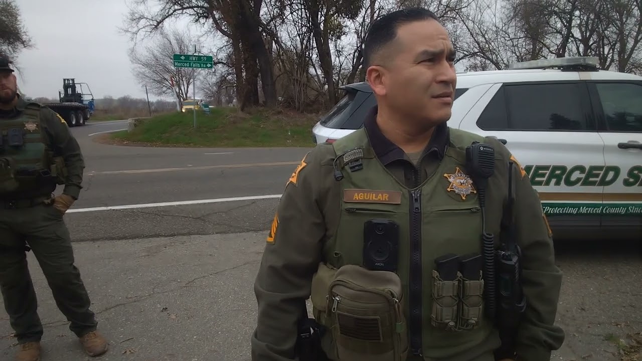 Cops arrest a man for backing away and asking for search warrant while filming.