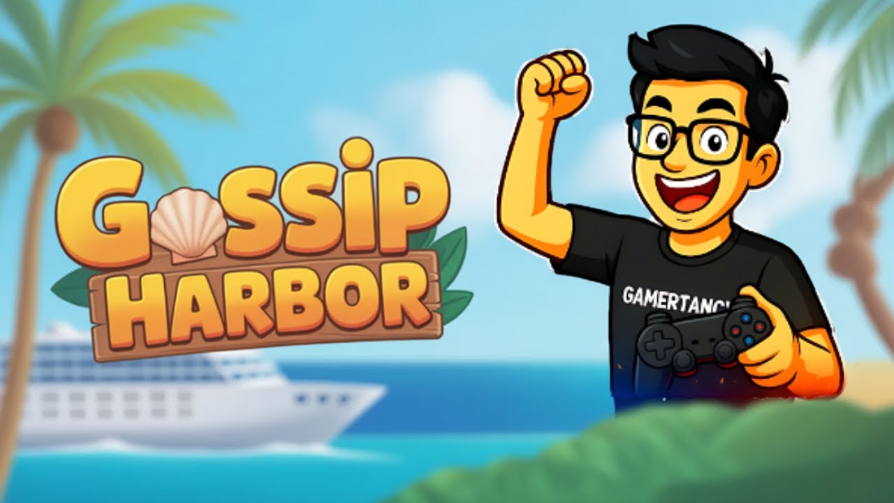 Gossip Harbor Merge & Story | Fun Story Gameplay | Cafe Makeover and Drama Moments | ☕🎭