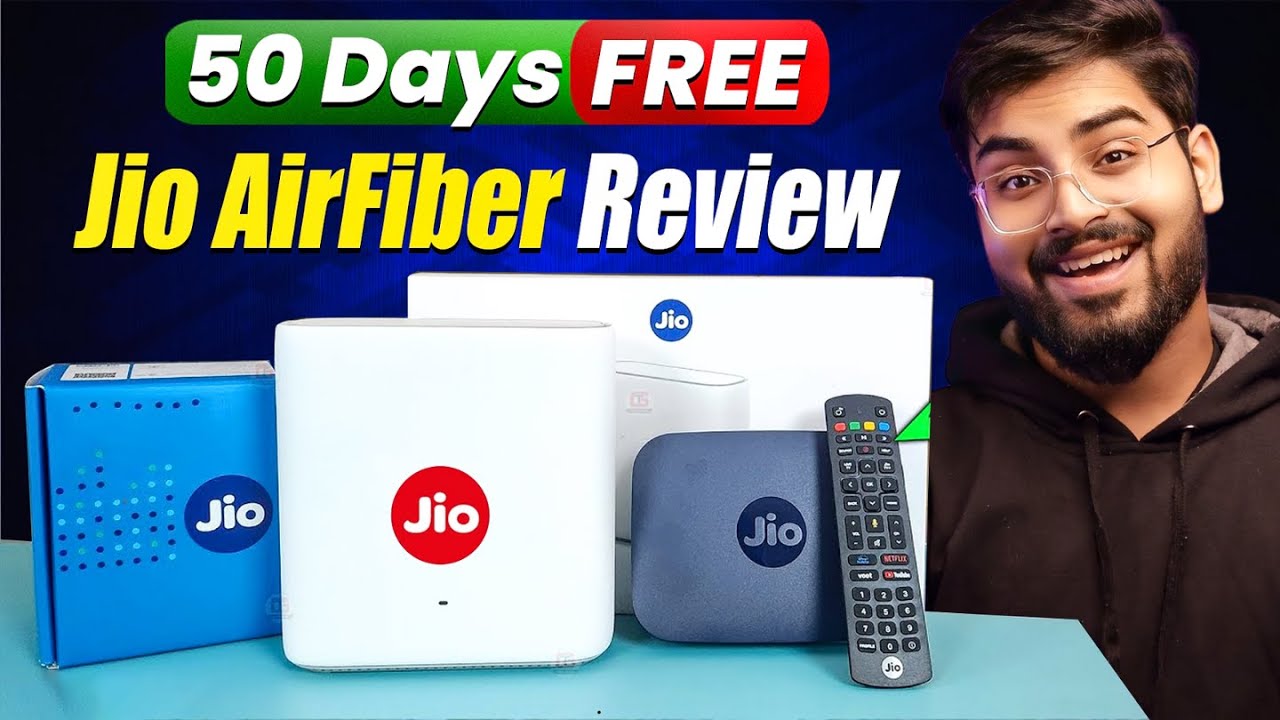 Jio AirFiber 50 Days FREE Full Process 🤑 Jio AirFiber Gold Pass ✅  Jio AirFiber Review in Hindi 2025