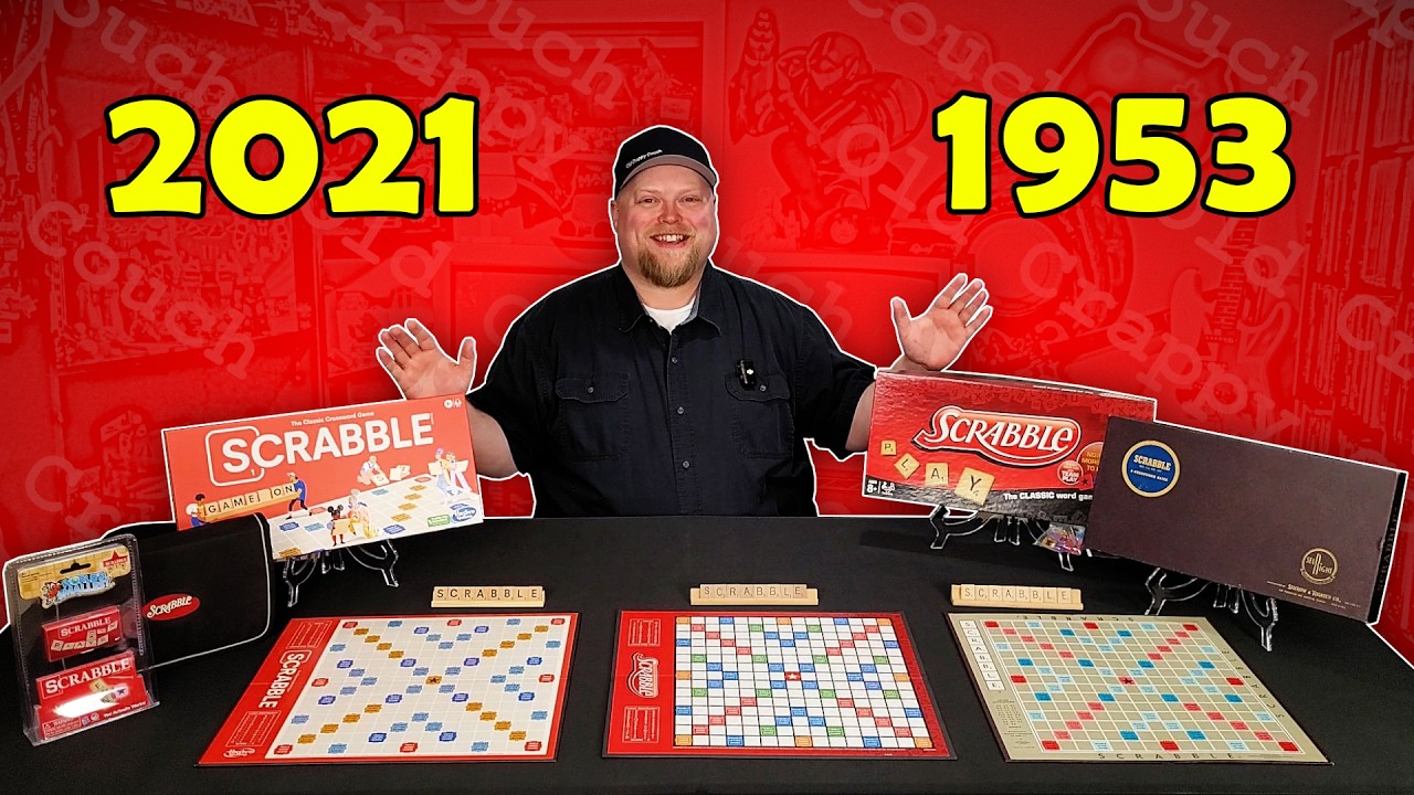 A Brief History of Scrabble - Retro Board Game Review - 1953 Selright vs. 2021 Hasbro #boardgames