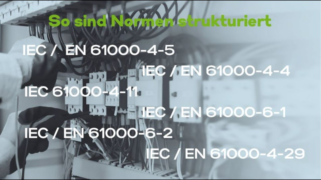 Übersicht über die EMV Prüfungen und Organisation der IEC Normen