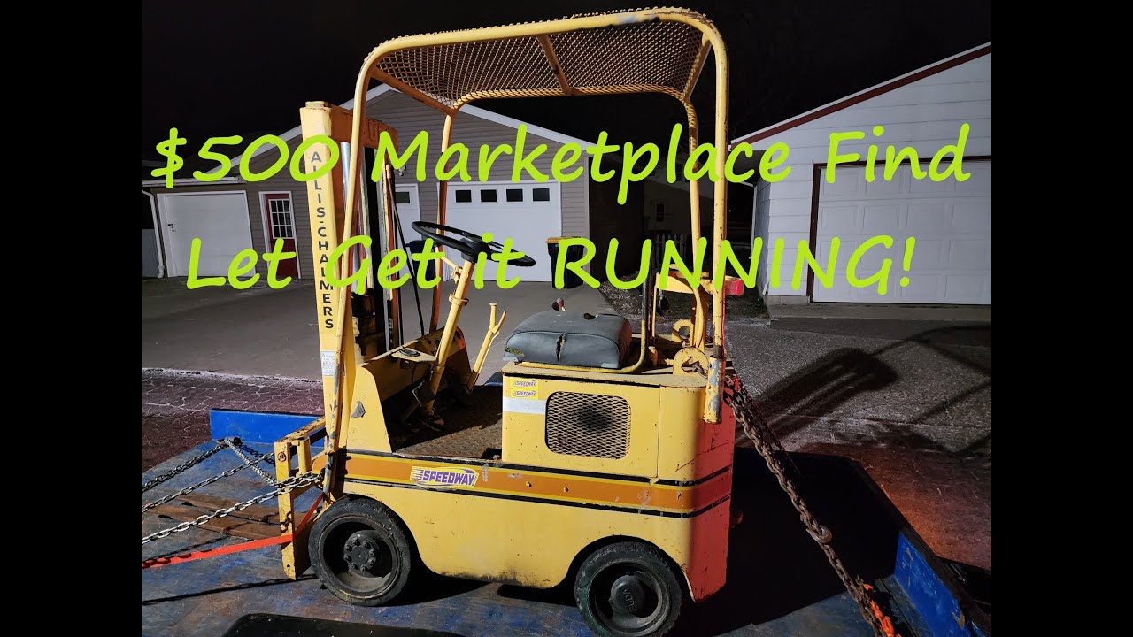 Allis Chalmers FB20-24 Forklift, Let's get it Running!