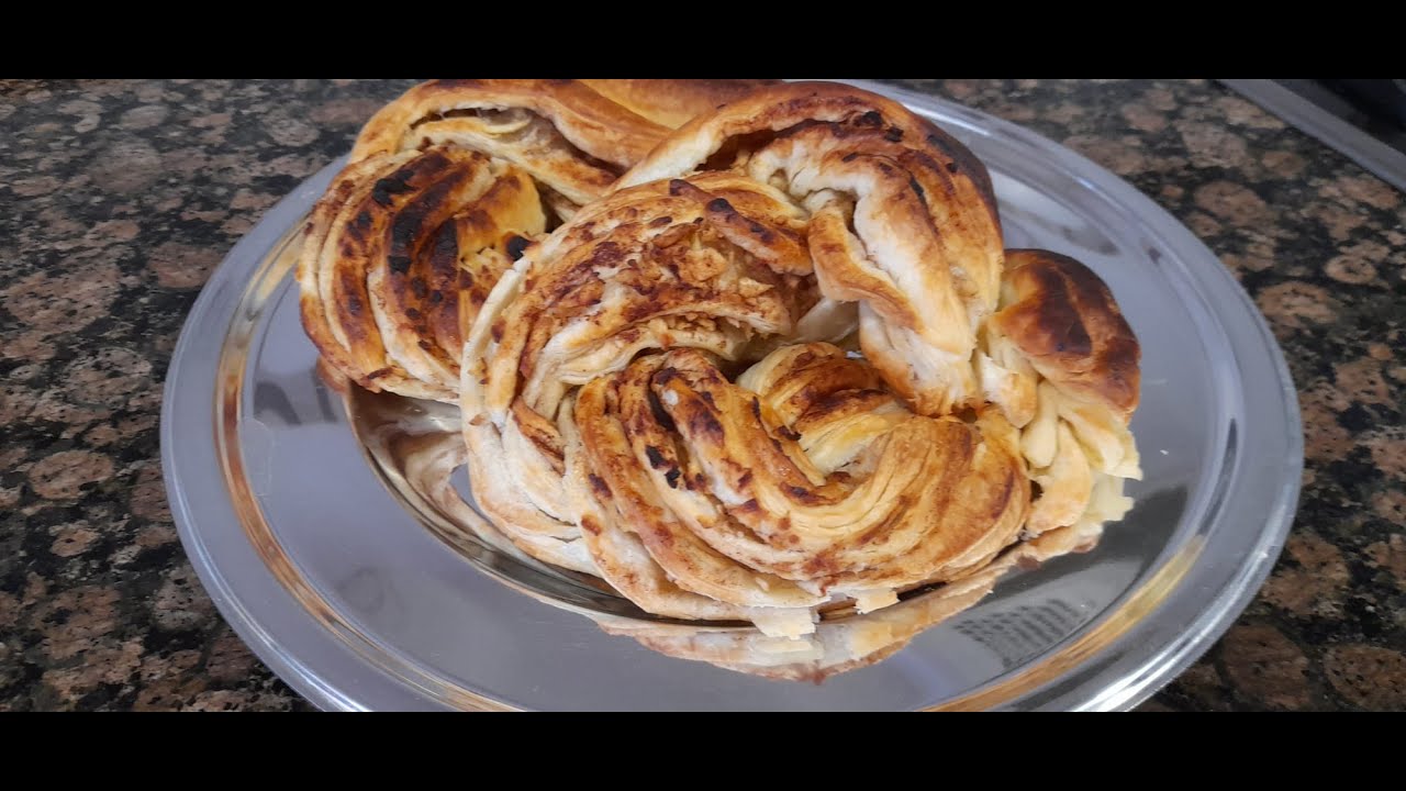 👌🍰Trenza de HOJALDRE con MANZANA y CANELA - La receta mas deliciosa y sencilla de puedes hacer ✅