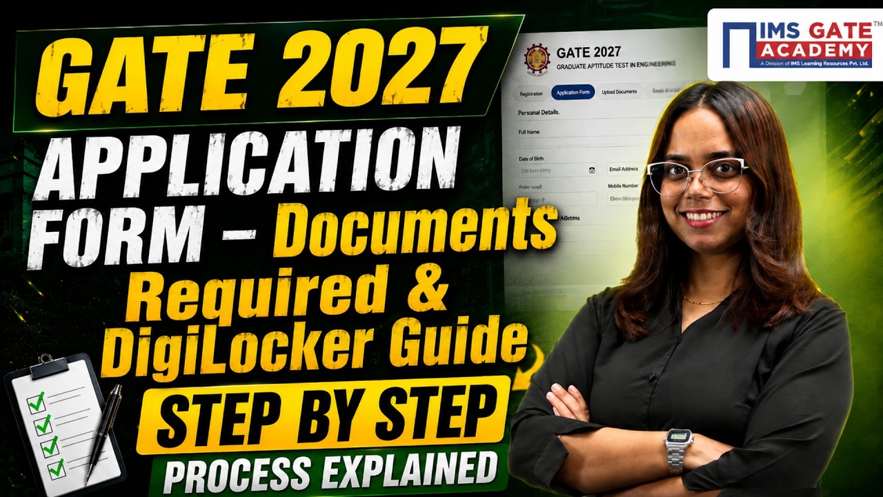 Заявка на GATE 2027 &ndash; Полный чек-лист | Необходимые документы, DigiLocker и важные даты