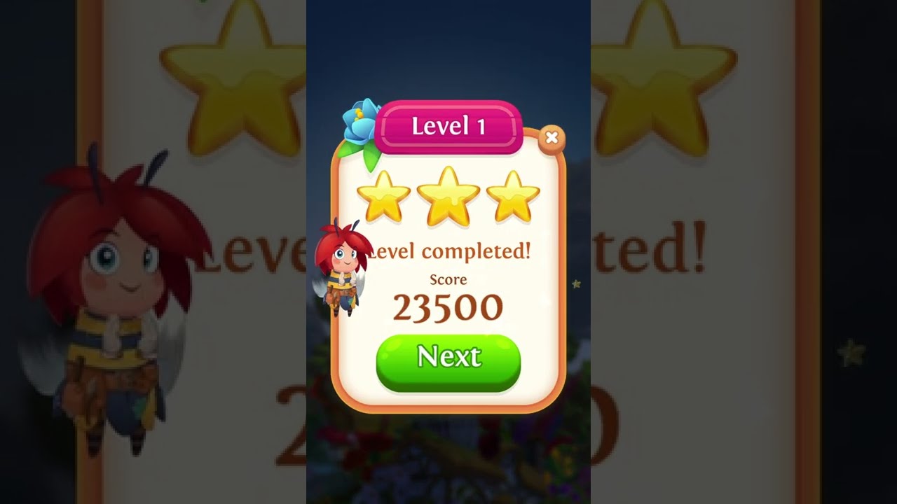 Blossom Blast Saga Level 1-3
