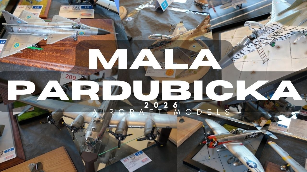 Aircraft Models in Various Scales on Mala Pardubicka 2026