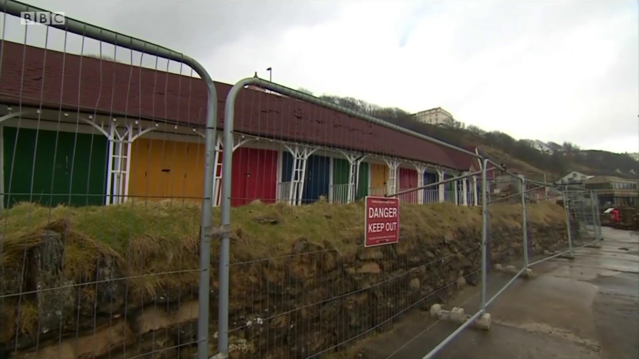 BBC Look North 4th April 2018 Scarborough Coastal Erosion