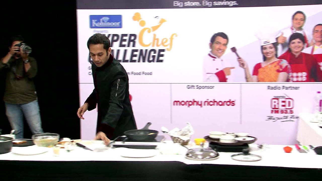 Food Presentation Tips by Chef Saransh at HyperCITY