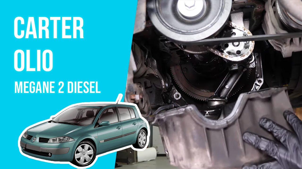 Come rimuovere o cambiare il carter dell'olio Megane 2 1.5 dCi 🚗