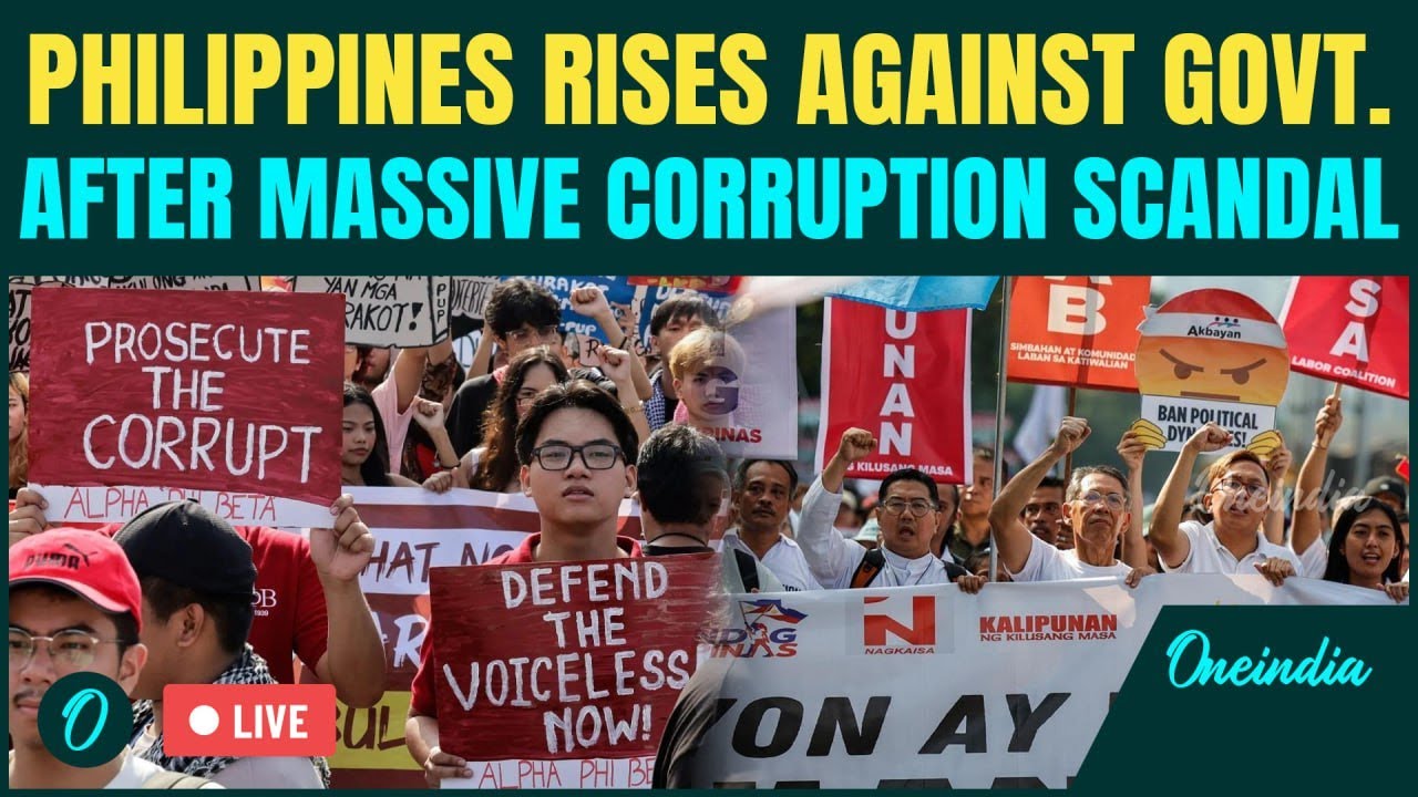 Philippines Anti-Corruption Protests LIVE: People Rise Against &lsquo;Grand Theft&rsquo; Under Marcos Jr. Rule
