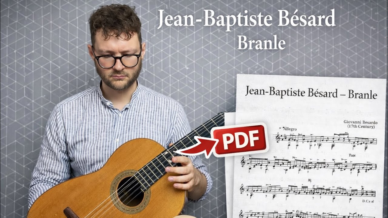 Jean-Baptiste B&eacute;sard - Branle | Artiom Galuza &bull; sheet music ⬇️
