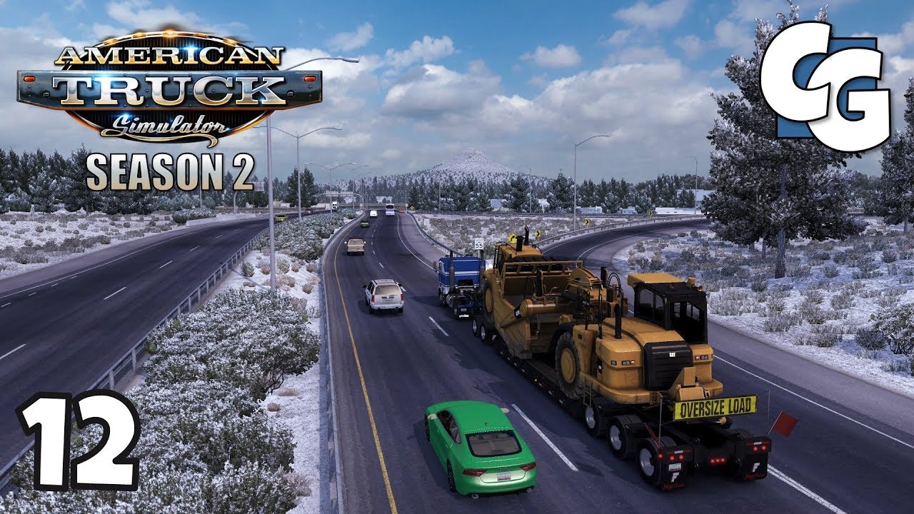 ATS S02E12 &mdash; Морозная зима &mdash; American Truck Simulator Let's Play