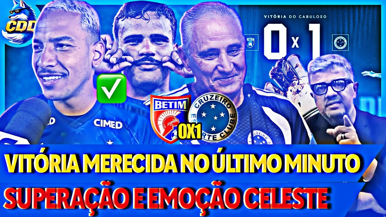 🦊👏 SÓ NOTÍCIA BOA! CRUZEIRO VENCE e ESPANTA CRISE! É PRA VIRAR A CHAVE! DESABAFO FORTE! KAIKI FICA!