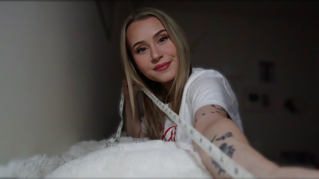 ASMR Measuring Your Entire Body, Whispered, Soft Spoken