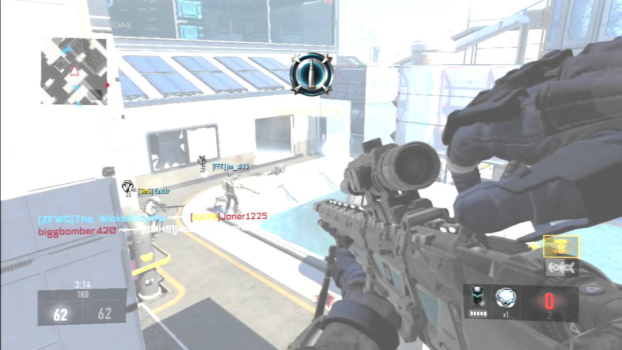 Ps3 Cod AW Multiplayer OneShot on Solar No Commentary!
