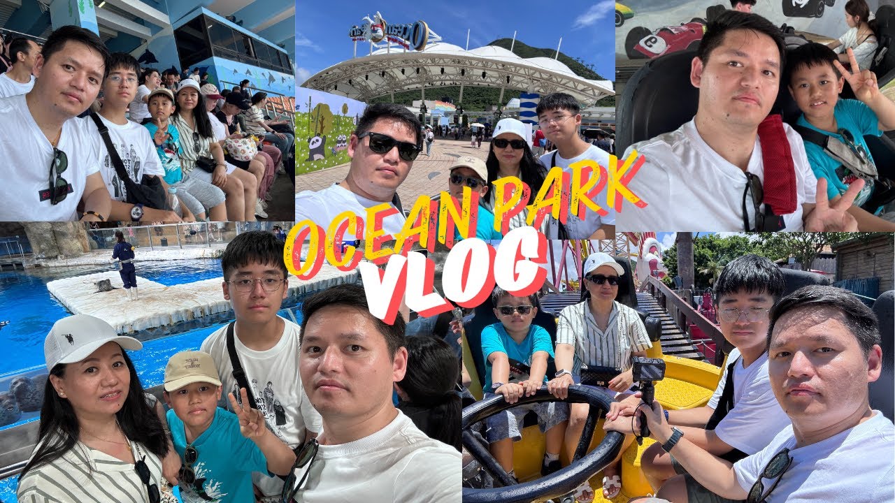 Ocean Park Hong Kong visit with family || Sadip Vlogs ||