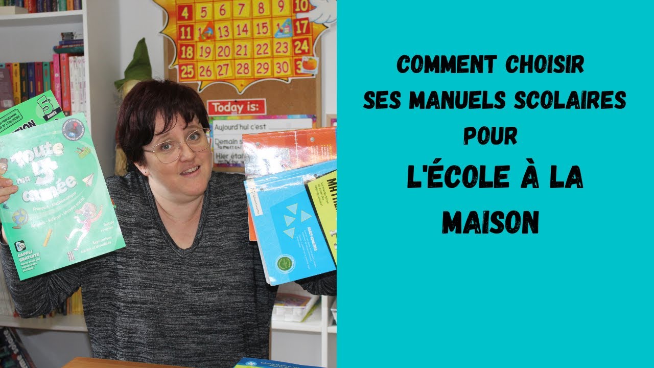 Comment choisir ses manuels scolaires pour l'école à la maison