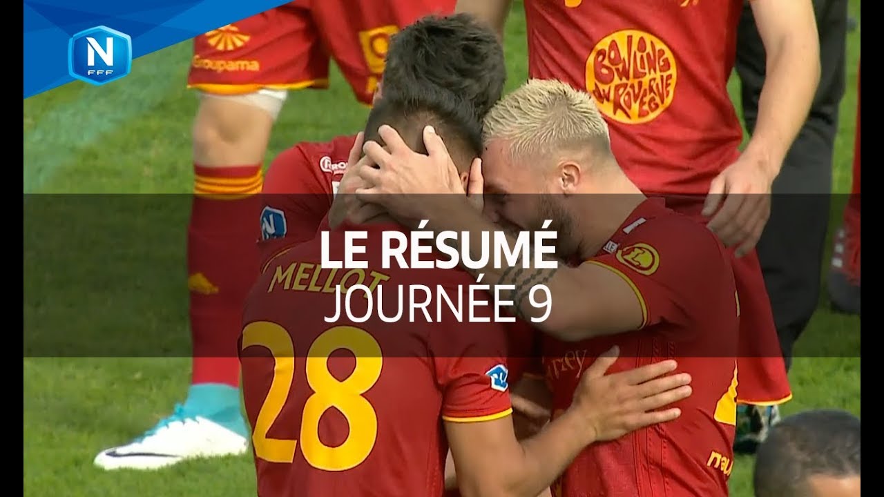 Championnat National 2017-2018, 9e journée : tous les buts I FFF