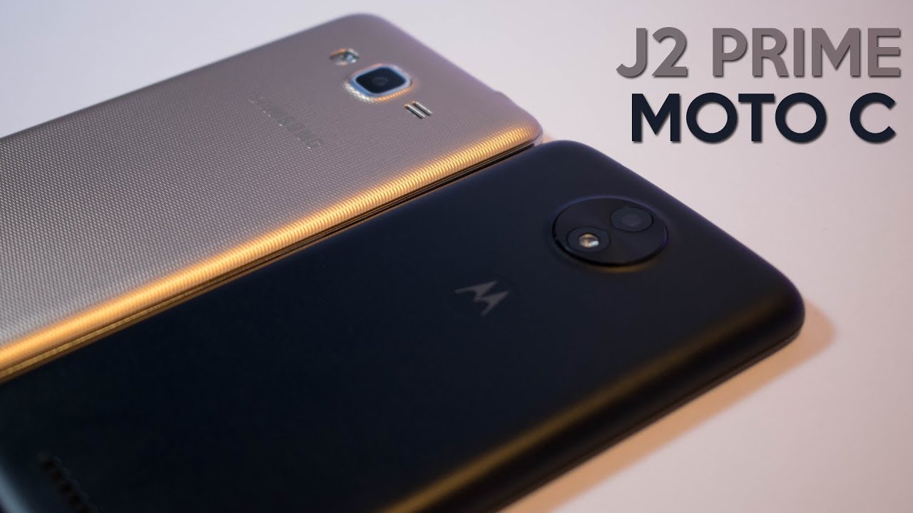 Galaxy J2 Prime vs Moto C - Comparativa