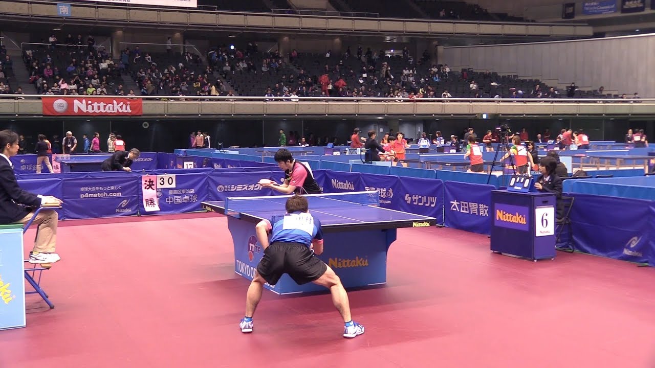荻原典和vs三田村宗明 2017東京卓球選手権 男子サーティ 決勝|Rallys(ラリーズ)