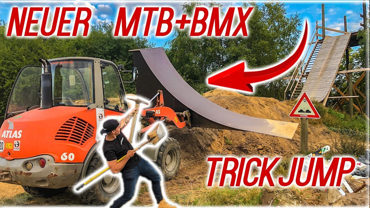WIR BAUEN EINEN NEUEN MTB/BMX TRICKSPRUNG !