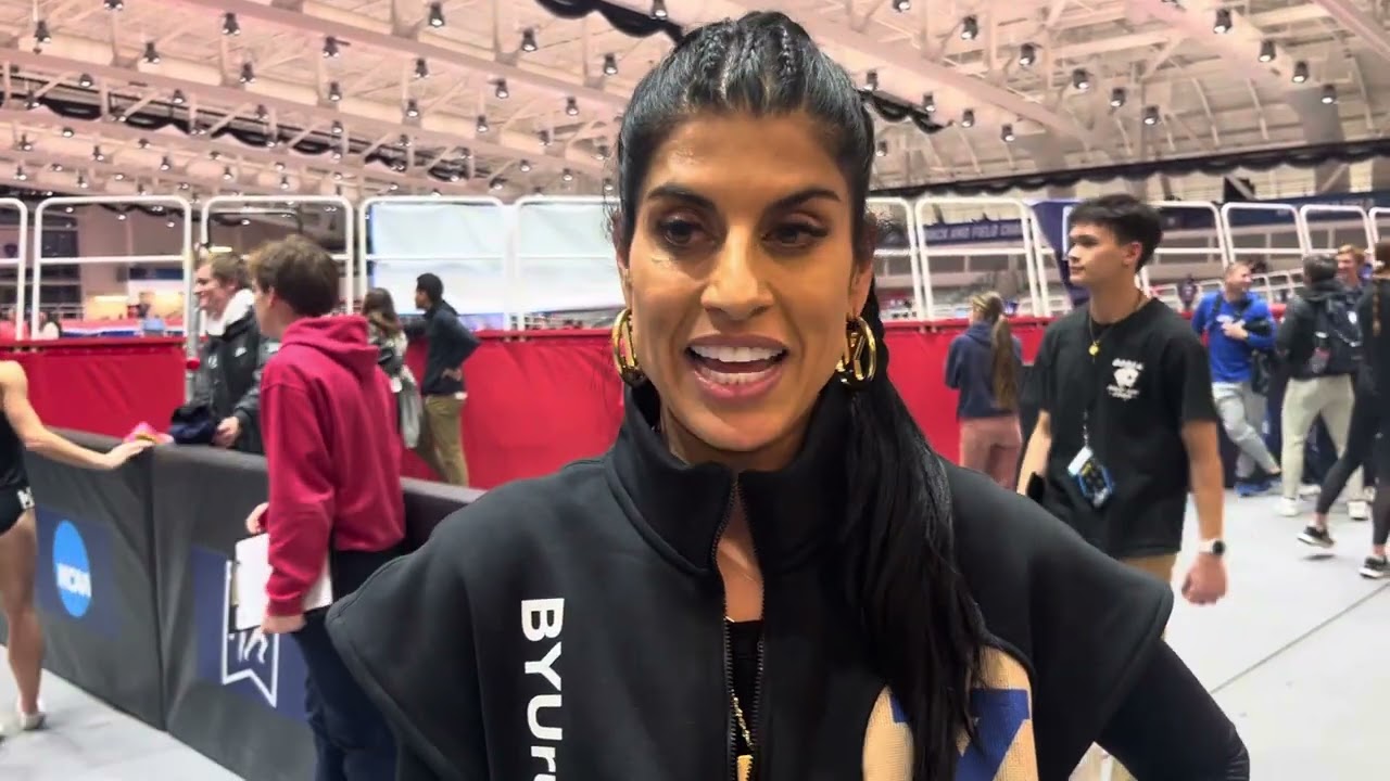 Coach Diljeet Taylor Reacts To BYU’s Epic DMR Win At NCAA Indoors