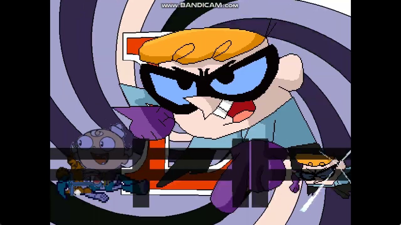mugen-Jenny and Garfield vs Flapjack and Dexter