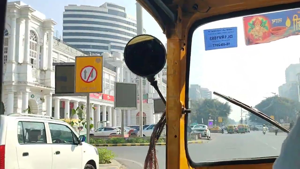 Delhi Rickshaw Ride | Connaught Place