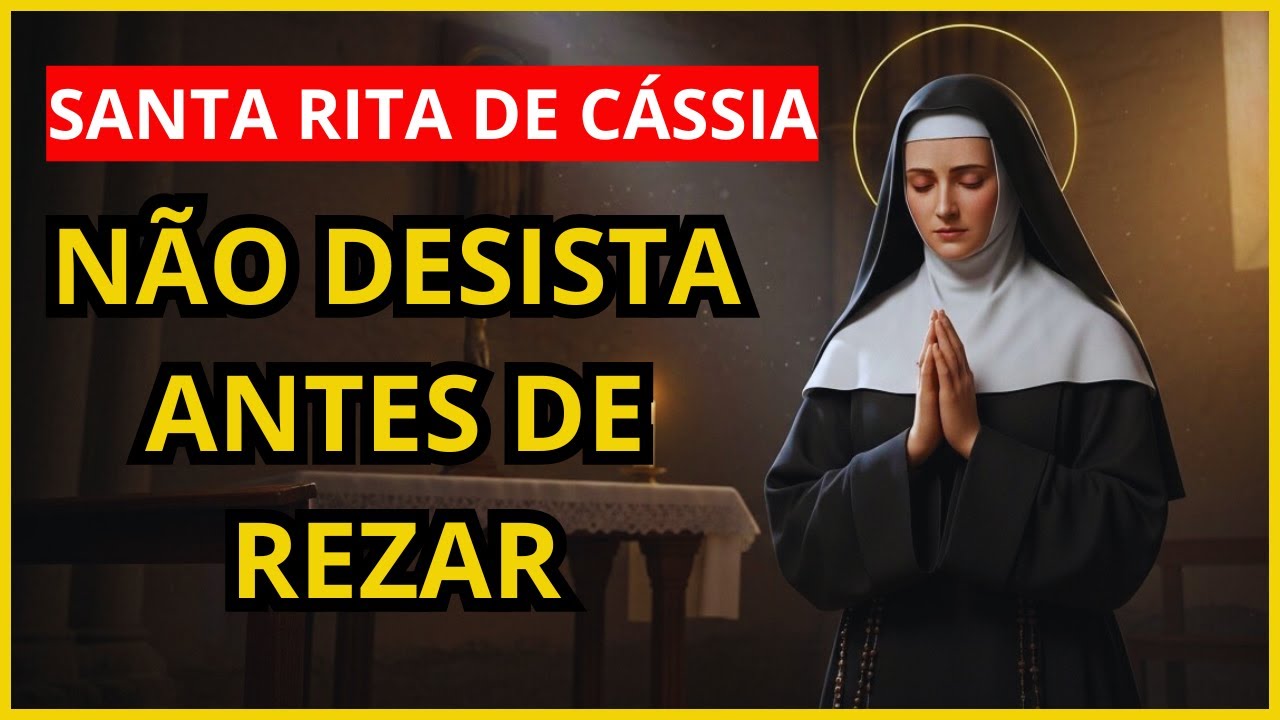 Se Sua CAUSA PARECE IMPOSSÍVEL, REZE ESTE TERÇO DE SANTA RITA!