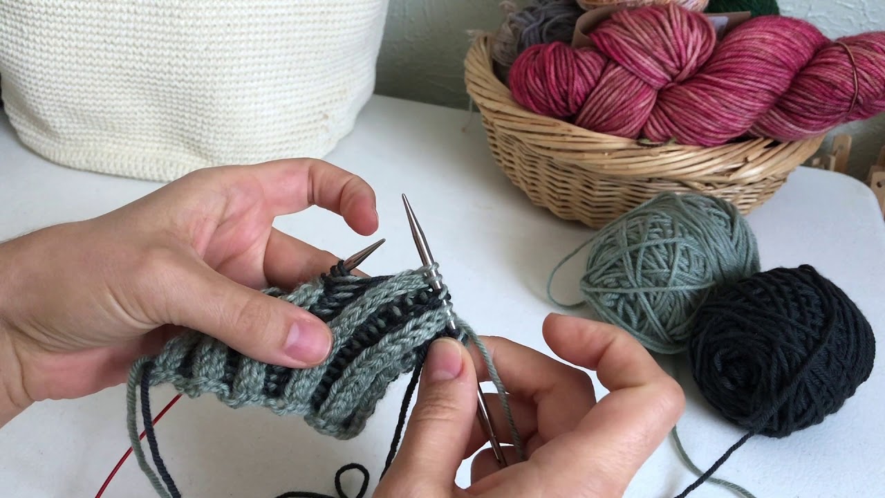 Video Tutorial :: Two Color Double Brioche