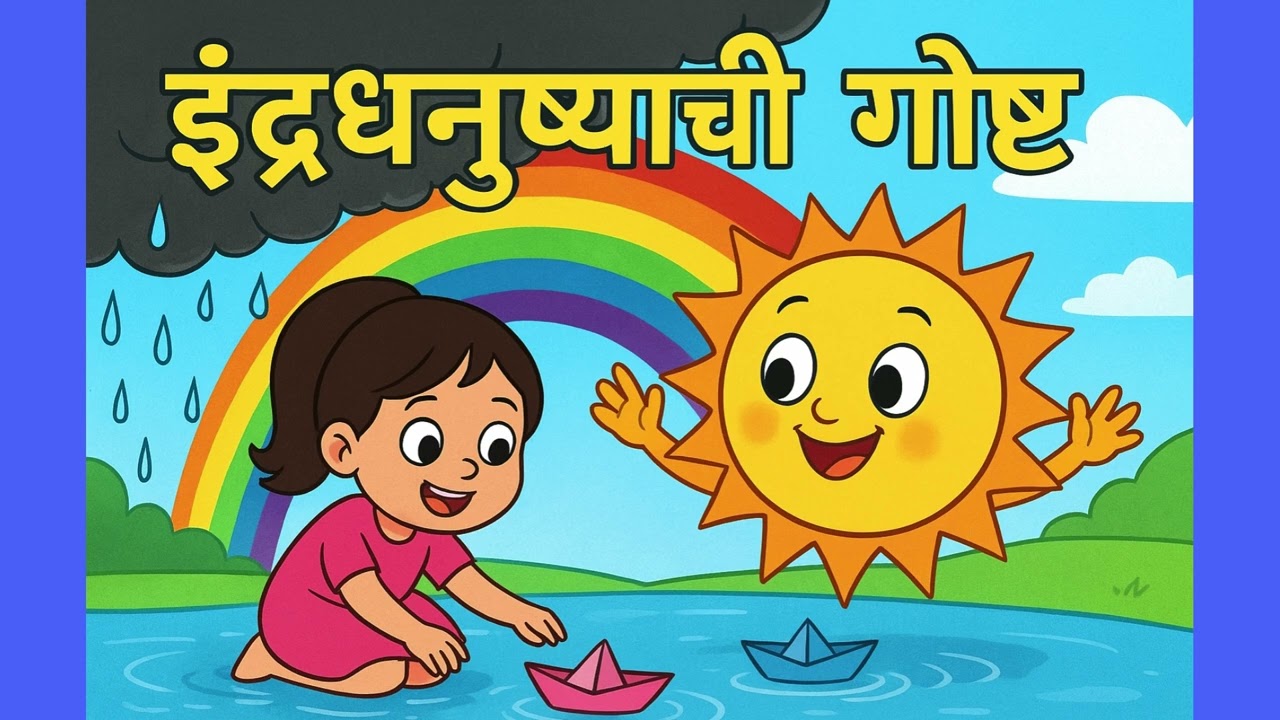 इंद्रधनुष्याची गोष्ट | तानापिहिनिपाजा | छान छान गोष्टी| Kids Marathi Stories | Re-released