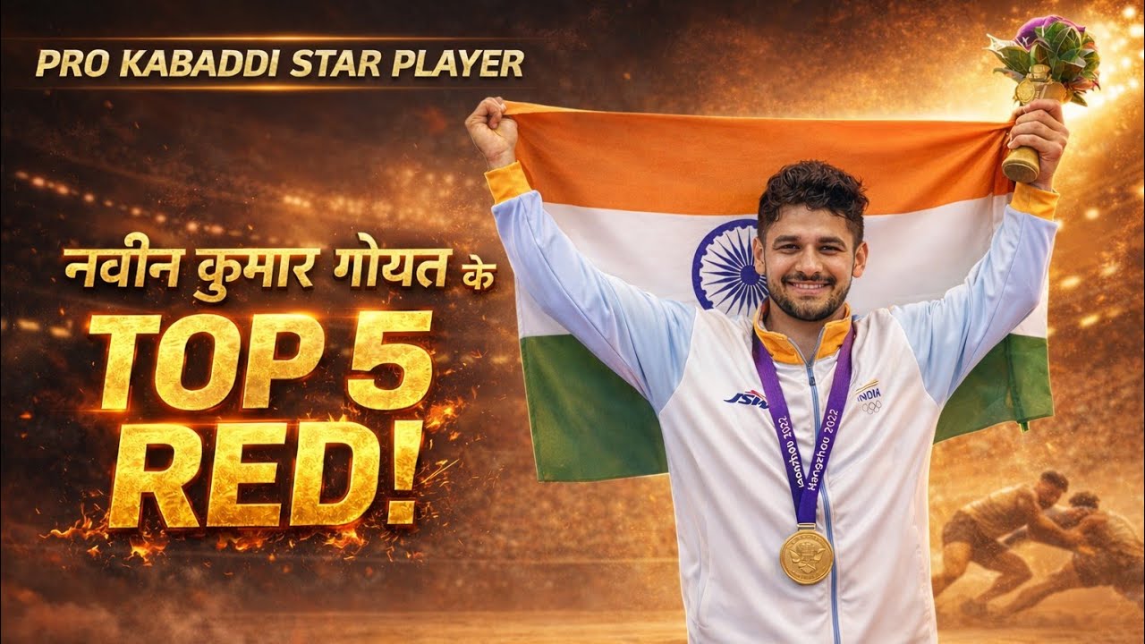 TOP 5 RAID || NAVEEN EXPRESS PRO KABADDI STAR 
