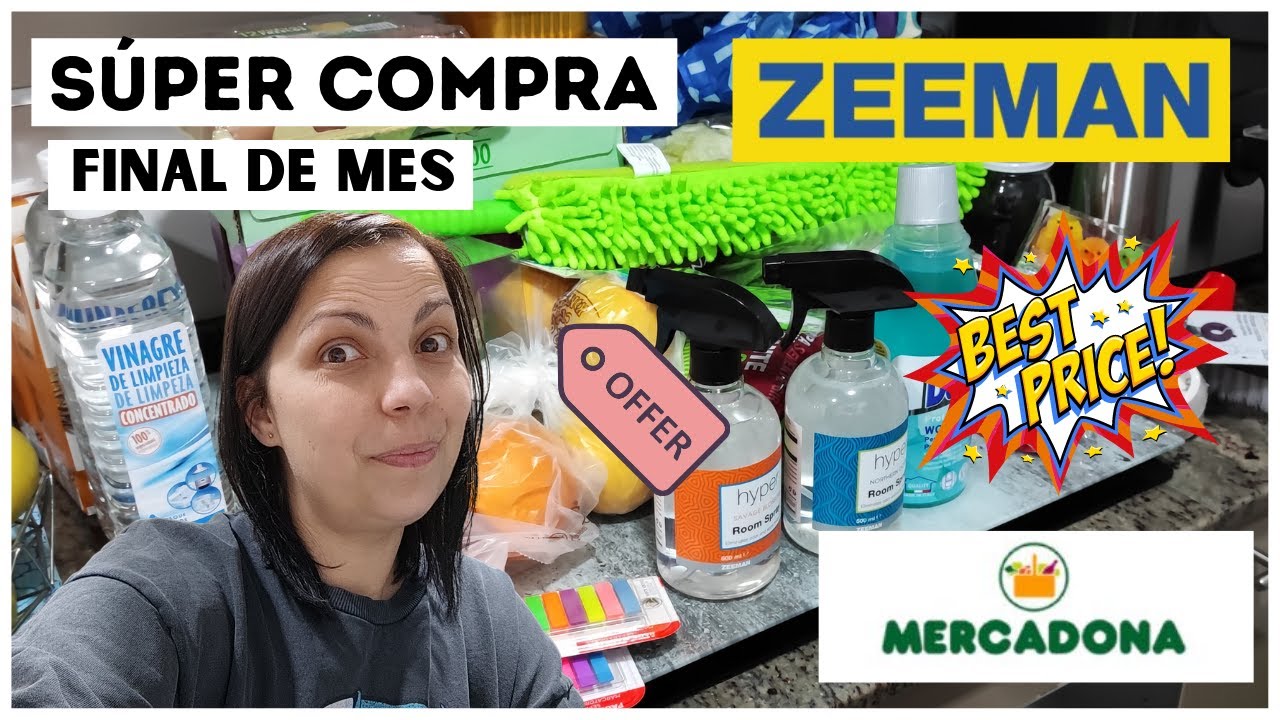 ☑COMPRA MERCADONA ZEEMAN BAZAR CHINO😍😍