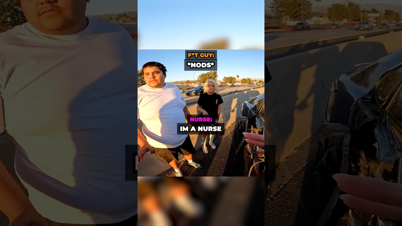 OFF duty Nurse SAVES the day after car CRASH 😳🤯