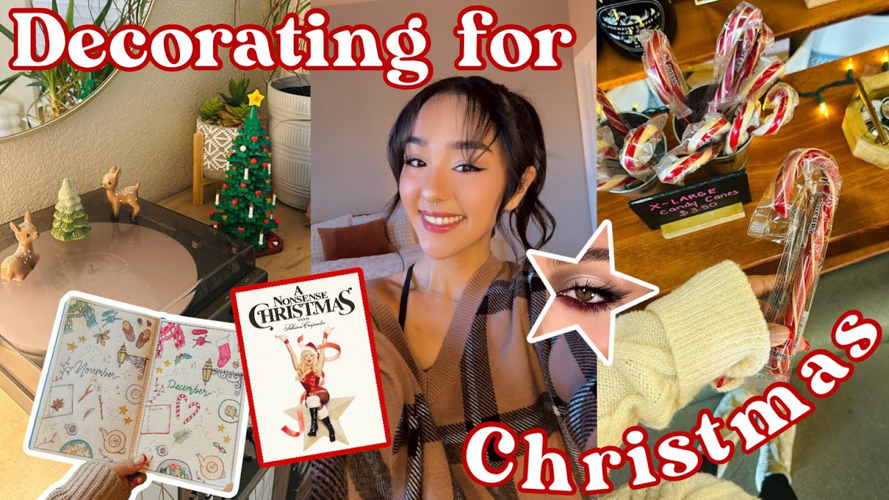 HOLIDAY VLOG!! Let's decorating my house for Christmas 🤎🍰🎄🍷⭐
