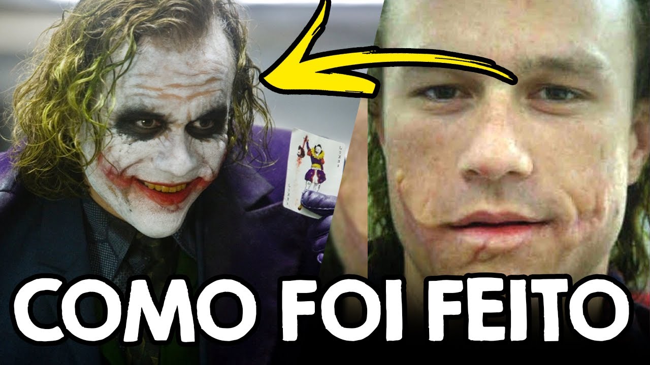 VEJA COMO FOI FEITO O CORINGA O HEATH LEDGER
